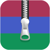 Zip unzip-file reader,zip file extractor,archiver icon