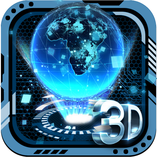 3D Tech Earth Theme icon