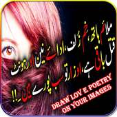 Draw Love Poetry on Photos on 9Apps