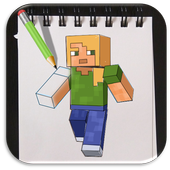 How to Draw Minecraft Advanced icon