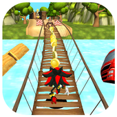 Ninja Sonic Running Shadow icon