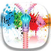 Music Zipper Lock Screen icon