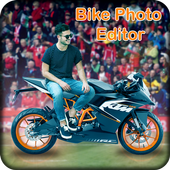 Bike photo suit |  photo editor | bike suit photo icon