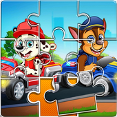 Puppy Puzzle Car icon