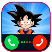Fake Call From Goku Super Saiyan Dragon Z Warriors icon