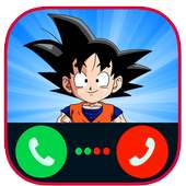 Fake Call From Goku Super Saiyan Dragon Z Warriors on 9Apps