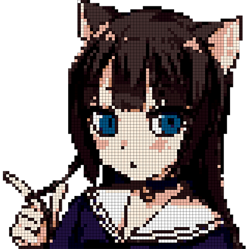 Anime Manga Pixel Coloring أيقونة