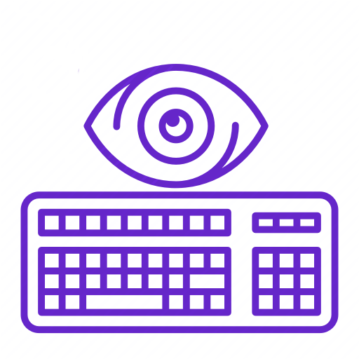 Eyes Blink Morse Code Type Tex icon