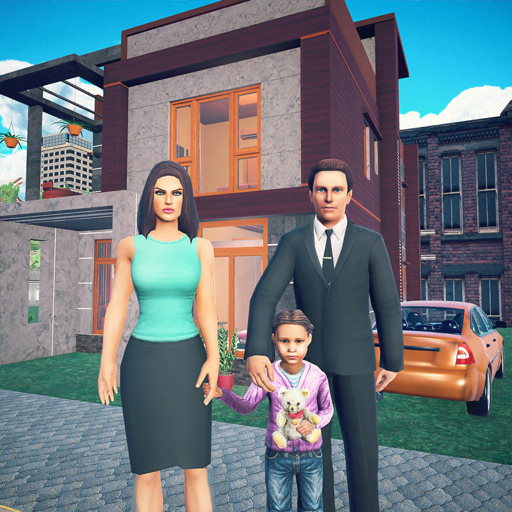 Virtual Dad Life Simulator - Happy Family Games 3D icon