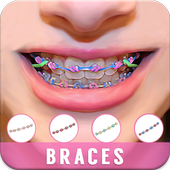 Braces Camera Beauty Selfie أيقونة