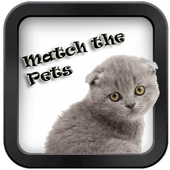 पालतू जानवर (मेमोरी) मैच आइकन
