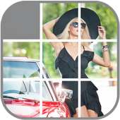 Hot Cars Babes Sliding Puzzle