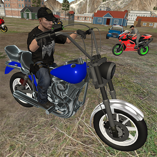 motorcycle racing star - ultimate police game icon