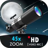 Ultra Zoom Telescope 45x Camera(Photo & Video) on 9Apps