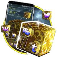 Golden Cube Launcher Theme on 9Apps