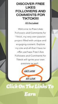 Free Fans Likes Comments Views etc For TIKTOK. screenshot 4