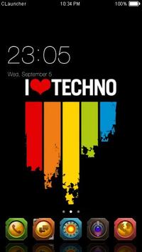 Best Techno Theme C Launcher screenshot 1