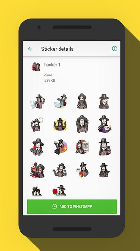 WA Stickers Anonymous Hacker for Wastickerapp screenshot 2