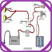 Simple Wiring Diagram Relay on 9Apps