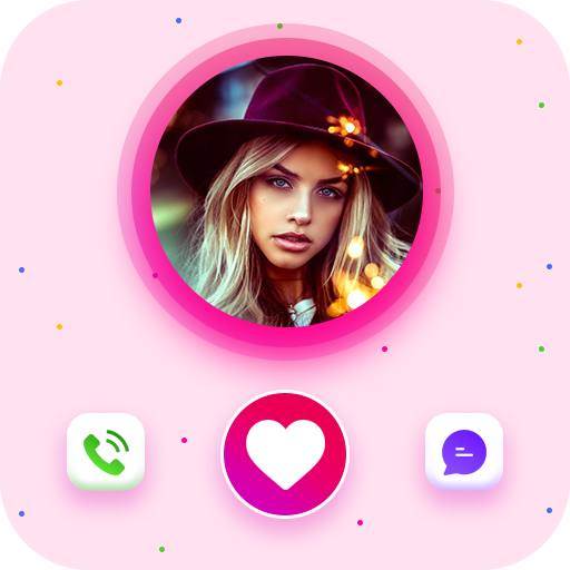 Live video call with girls : random video chat app icon