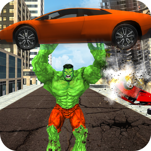 Green Hero Crime Rope City icon