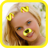 Snap Photo stickers and filter icon