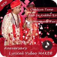 Anniversary Lyrical Video Maker on 9Apps