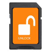 SD Card unlock आइकन