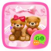FREE-GOSMS LOVELY TEDDY THEME on 9Apps