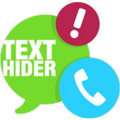 Hide Text SMS &amp; Calls icon
