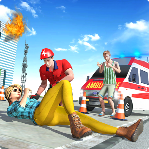 Ambulance Car Rescue Simulator: Rescuing Games icon
