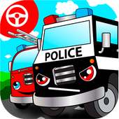 Police car games for kids free