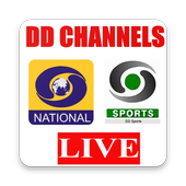 DD Channels DD National Live DD Sports Cricket TV icon