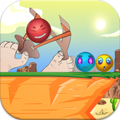 Slingshot balls icon