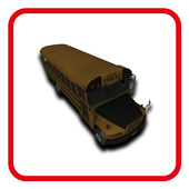 Real School Bus Parking icon