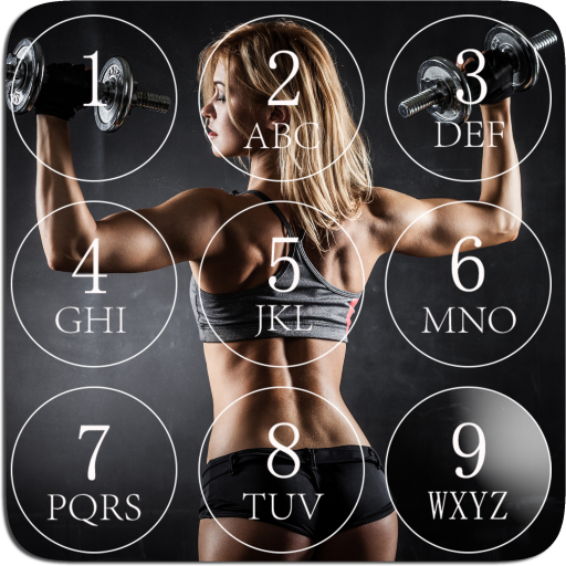 Fitness Girls Lock Screen icon