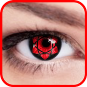 Sharingan Eyes Camera أيقونة