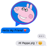 Chat with Pepa the pig icon
