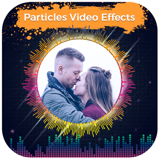 Particles Video Status Maker - Musical Wave Beats icon