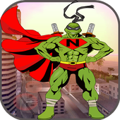 super ninja hero turtle. icon