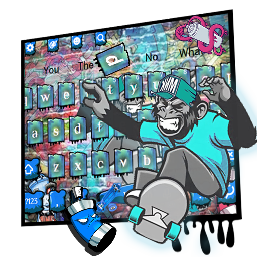 Skate Graffiti Keyboard Theme أيقونة