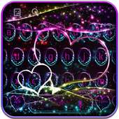 الحب نيون إضاءة لوحة المفاتيح on 9Apps