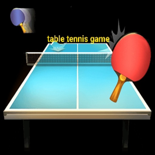 Table tennis game icon