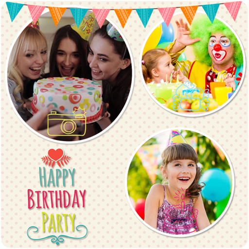 Birthday Photo Poster Collage icon