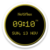 Pixel clock widget icon