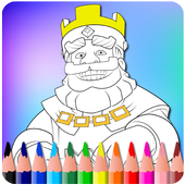 How To Color Clash Royale ( free coloring geme) icon