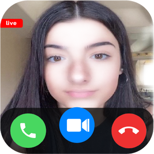 📞Charli D'Amelio 📱Call  video &amp; call + chat icon