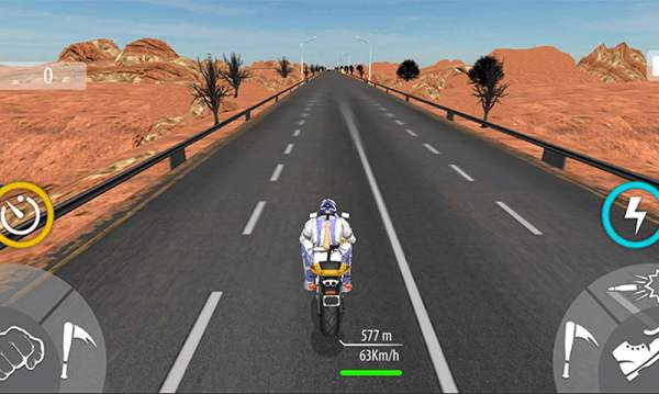 Bike Attack Race Highway Tricky Stunt Rider screenshot 3
