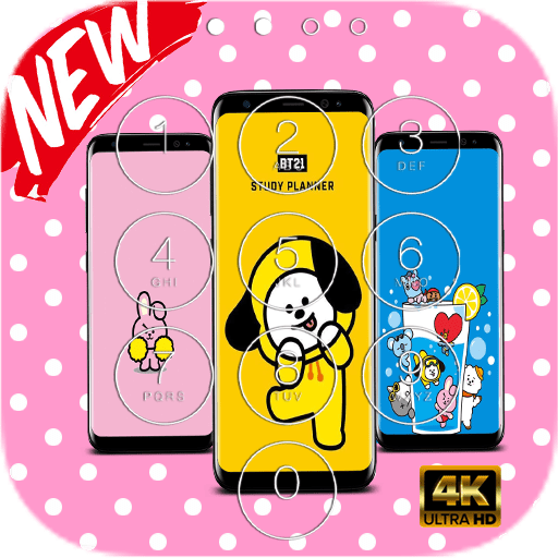 Cute BT21 cartoon Wallpapers &amp; lockscreen icon