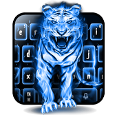 لوحة مفاتيح اللهب الثلج النار أيقونة